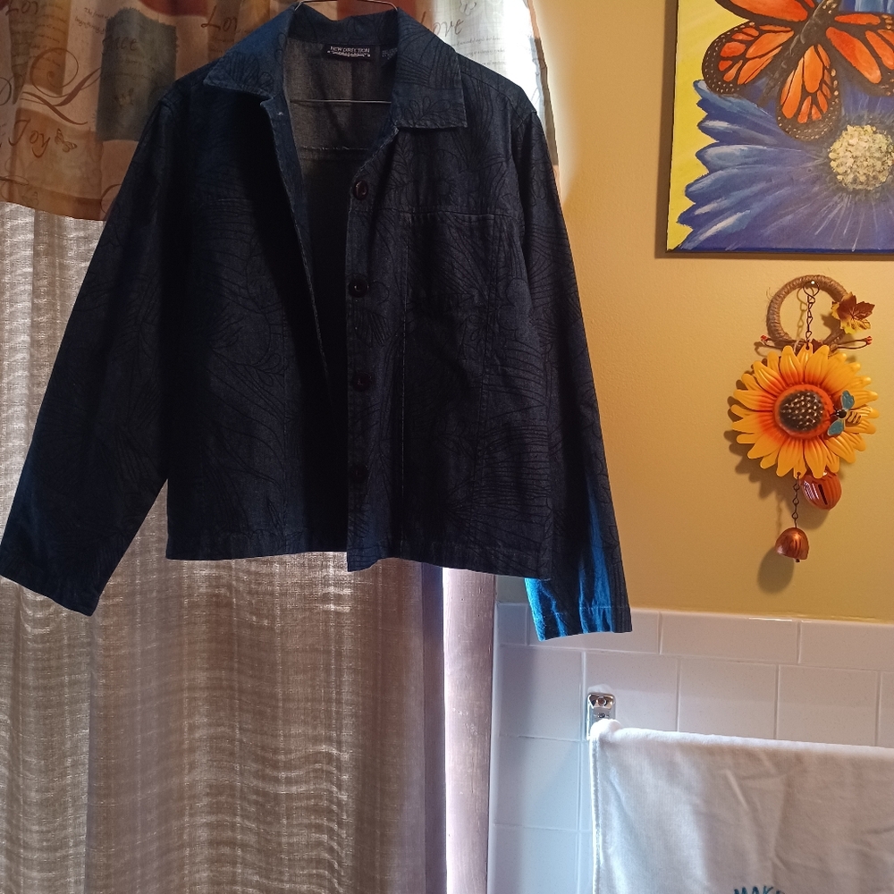 Blue Button-Up Jacket
